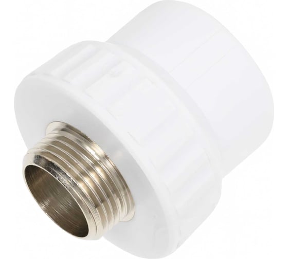Изображение товара Переходная муфта Valfex с наружной резьбой 40x1" (30/6) белая 10130040