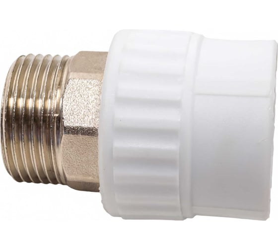 Изображение товара Переходная муфта Valfex с наружной резьбой 32x1" под ключ (60/15) белая 10135032