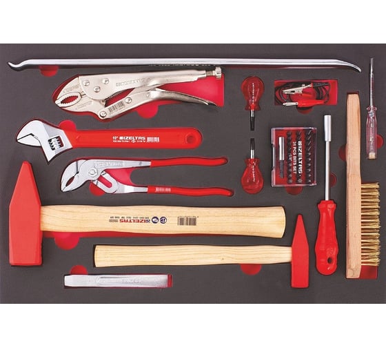 Изображение товара Набор инструментов в ложементе IZELTAS 43 предмета 8245005043