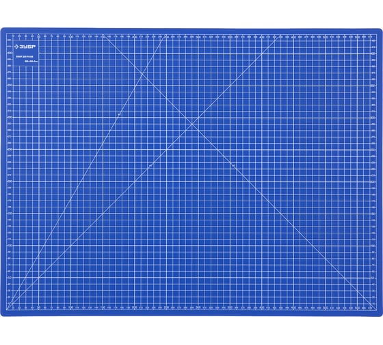 Изображение товара Непрорезаемый коврик Зубр Эксперт 3 мм цвет синий 600x450 мм 09901