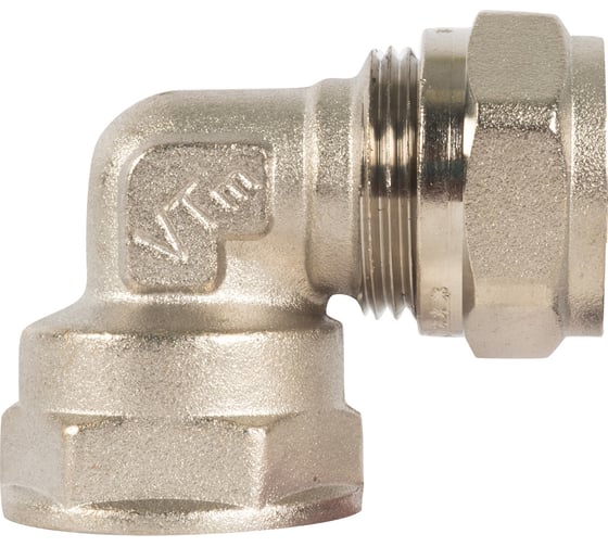 Изображение товара Обжимной угольник Valtec с переходом на внутреннюю резьбу 32 мм х 1 1/4" VTm.352.N.003207