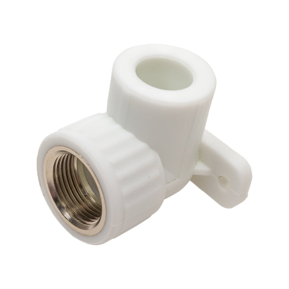 Изображение товара Уголь Valfex с внутренней резьбой 20x3/4" белый надежное соединение труб