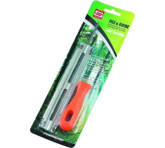 Изображение товара Надфиль для заточки цепи с ручкой и направляющим Strong СТМ-509 5.5 мм стм-50900055