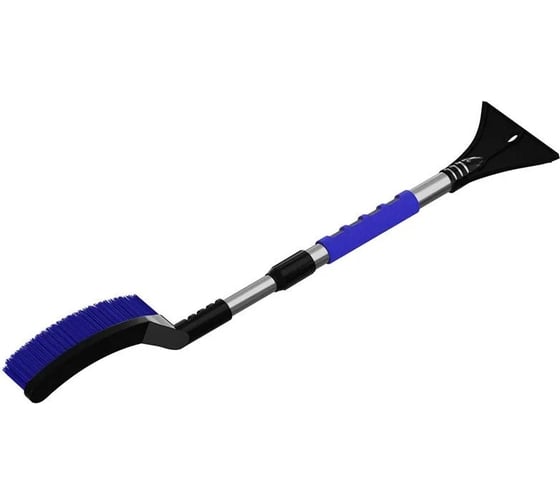 Изображение товара Щетка со скребком Oktan FLAP, телескопическая ручка, черная, 700-1000 А3-01-33