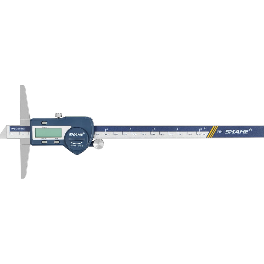 Изображение товара Электронный штангенглубиномер SHAHE ШГЦ-200 высокая точность профессиональный инструмент
