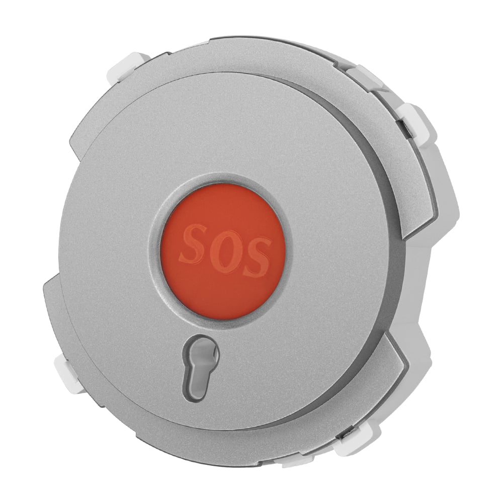 Изображение товара Кнопка SOS TDM ELECTRIC платина байкал SQ1819-0309 силовая IP20