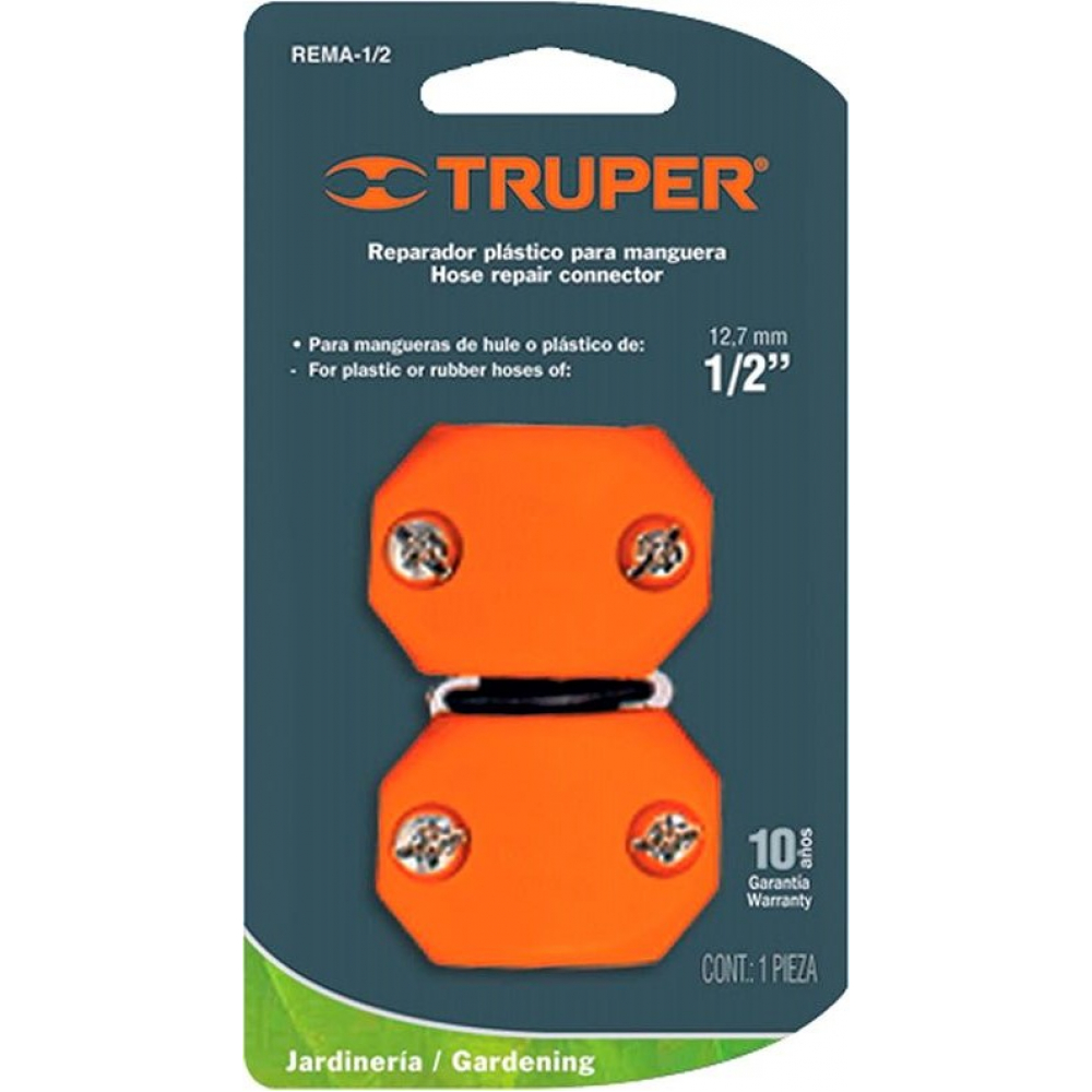 Купить Пластиковый коннектор для шланга Truper, REM-1/2, пластмасса