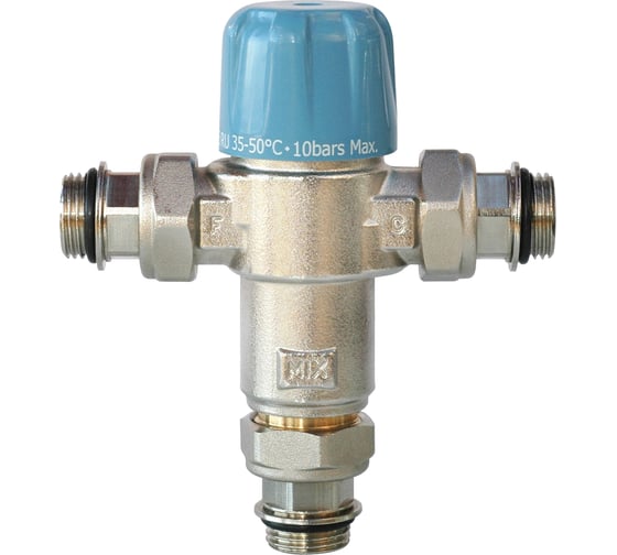 Изображение товара Трехходовой термостатический смесительный клапан Valtec Thermomix 1/2" регулируемый VT.MT10RU
