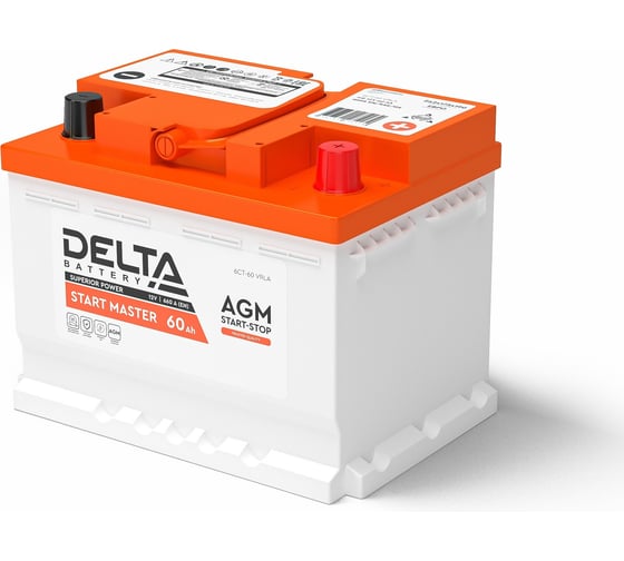 Изображение товара Аккумуляторная батарея Delta START MASTER 60 Ah AGM