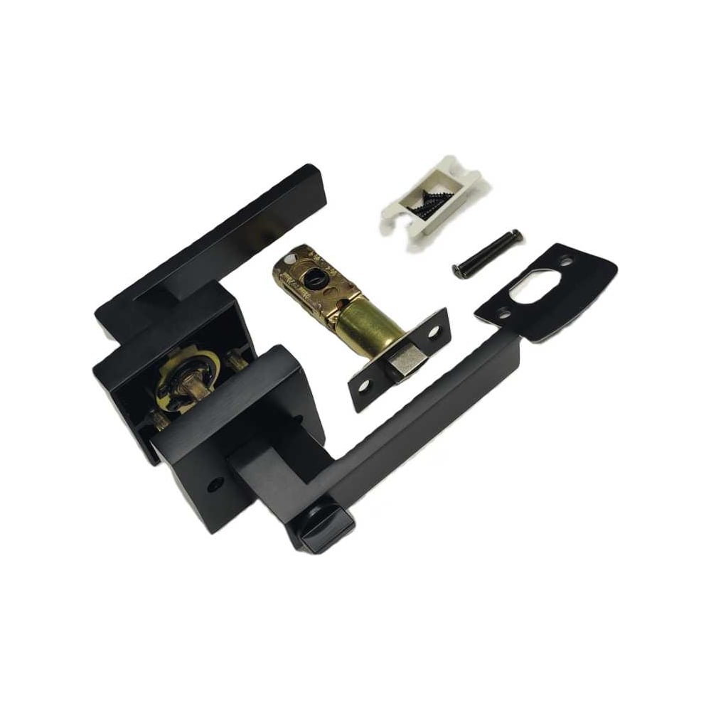 Изображение товара Ручка-защелка VETTORE a8581 bk mbp межкомнатная черный матовый