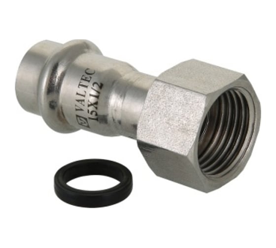 Изображение товара Соединитель с накидной гайкой Valtec нержавеющая сталь 35 мм х1 1/4" VTi.908.I.003507