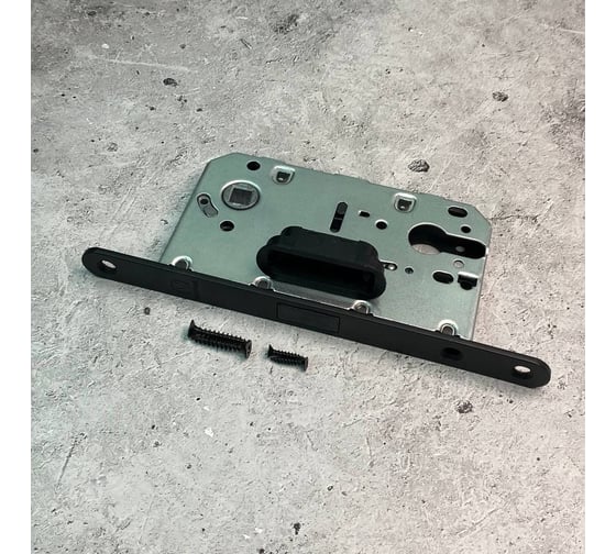 Изображение товара Межкомнатный механизм под цилиндр VETTORE 410 с-s magnet mbp (чёрный матовый) 20406