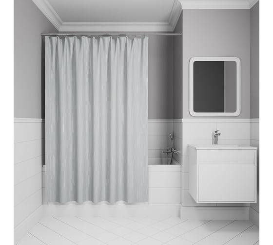 Изображение товара Штора для ванной IDDIS 200x240 см, полиэстер BD02P24i11