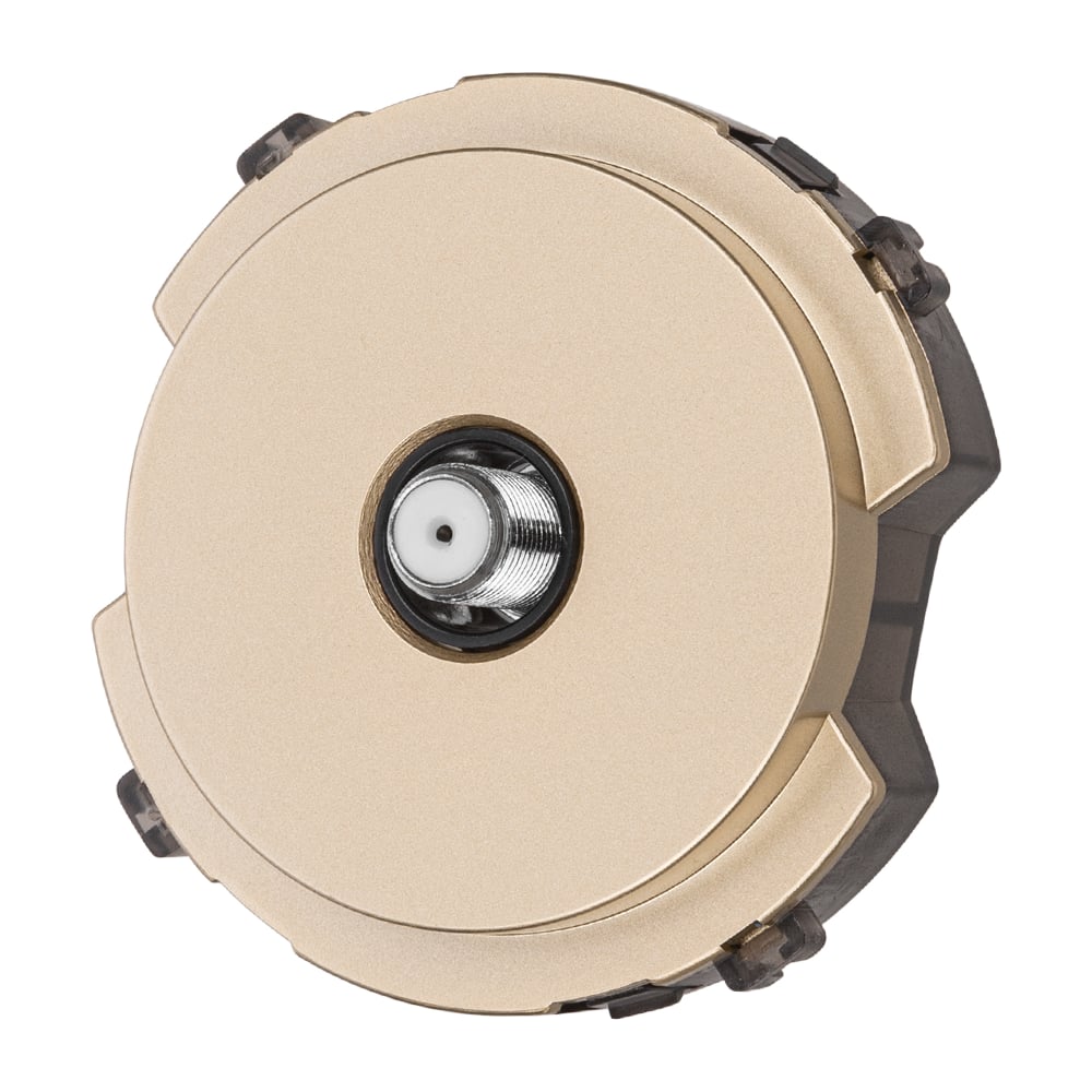 Изображение товара Розетка оконечная TV/SAT шампань серия Байкал TDM ELECTRIC SQ1819-0520