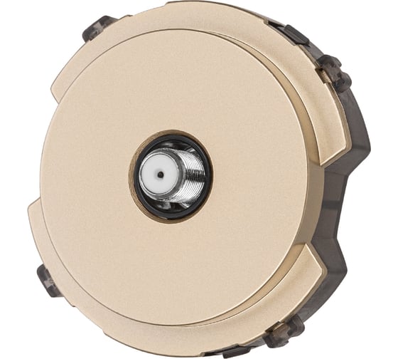 Изображение товара Розетка TDM ELECTRIC tv/sat оконечная шампань, "байкал" SQ1819-0520