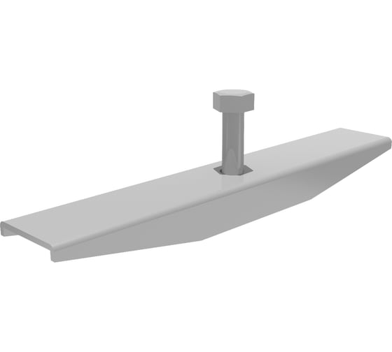 Изображение товара Крепеж стальной к лотку Gidrolica Standart dn150 (планка + винт 10x50) 118ст