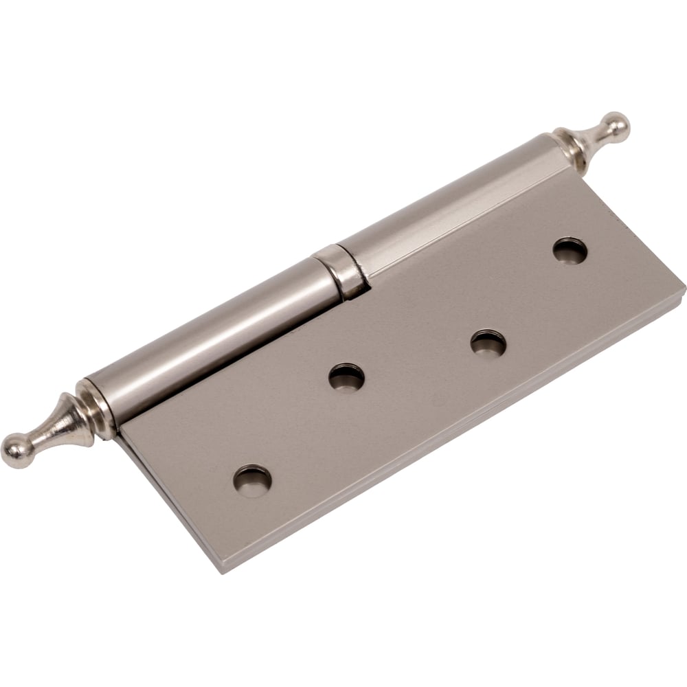 Изображение товара Дверная разъемная петля Зубр Эксперт с подшипником матовый никель 100x75 мм