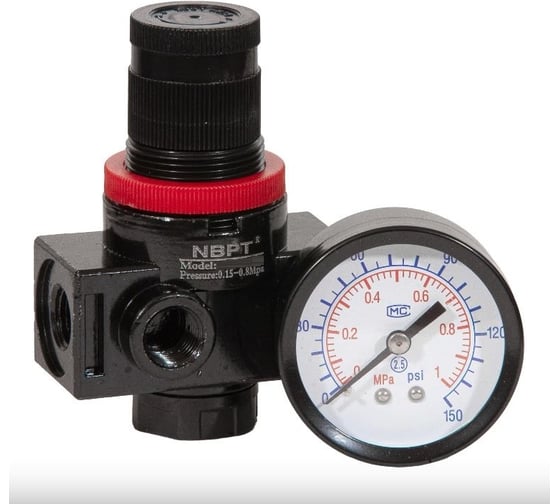 Изображение товара Регулятор с манометром BR3000 3/8", 4500 л/мин NBPT 58633