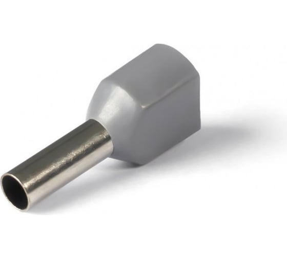 Изображение товара Наконечник Промрукав Ншви(2) сечение 4,0 мм², длина 12 мм, серые 100шт. PR08.10428