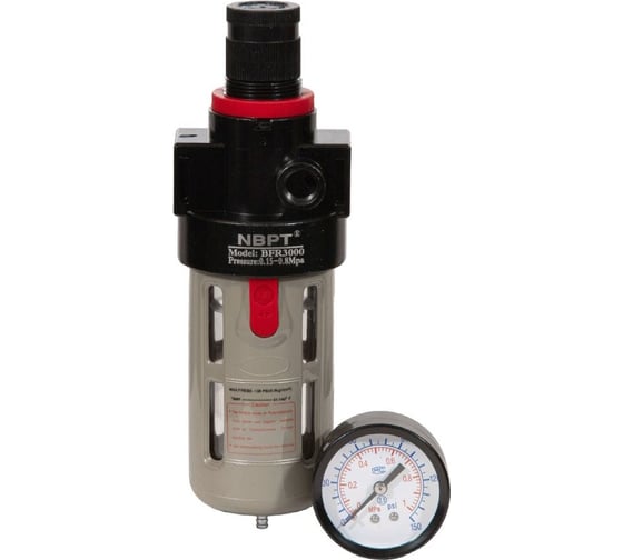 Изображение товара Фильтр влагоотделитель с регулятором BFR3000 3/8", 3500 л/мин NBPT 58695