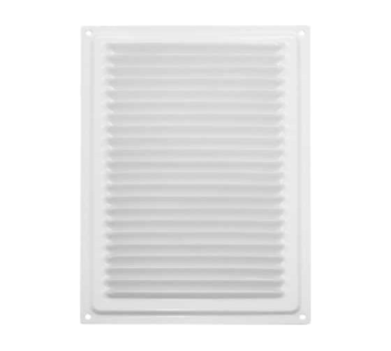 Изображение товара Решетка вентиляционная 170x240 мм, с сеткой, белый Домарт 171122
