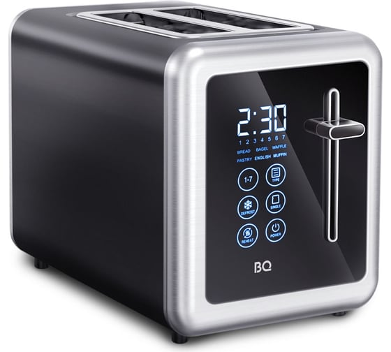 Изображение товара Тостер BQ t4002 стальной-черный 86198225