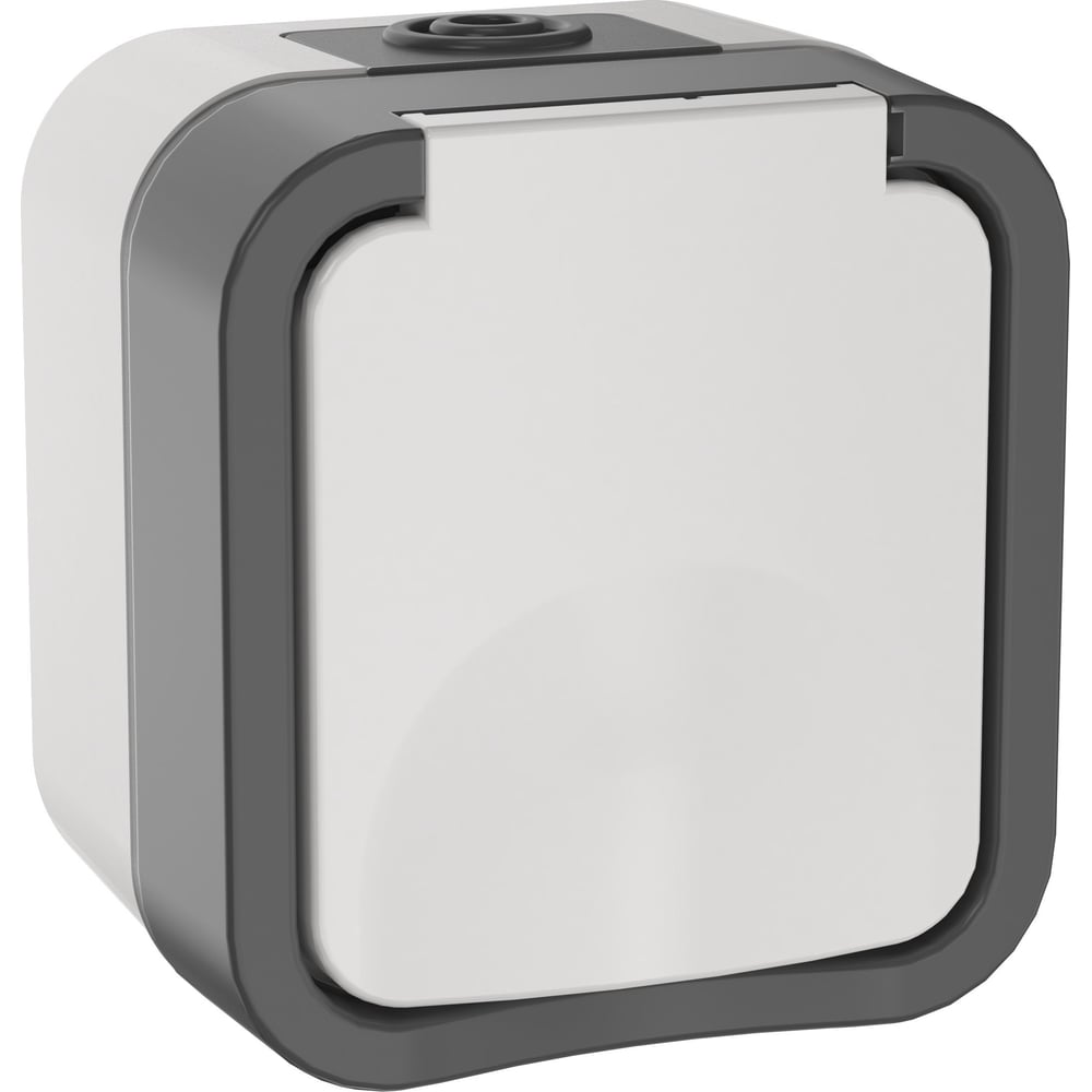 Изображение товара Розетка IEK Tors 1-я с заземлением IP55 белая