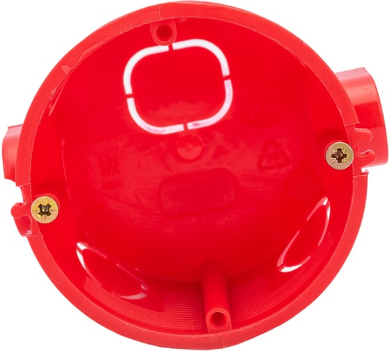 Изображение товара Коробка установочная усиленная Урал ПАК УПс 68/42, саморезы, стыковочные узлы 300 шт. КУ-50043068-300