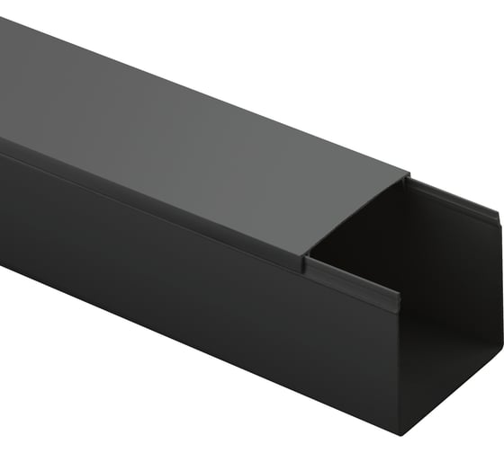 Изображение товара Кабель канал ЭРА kkb6060 60x60 черный 12 м (6 шт. по 2 м) Б0061747