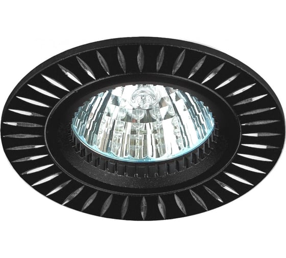 Изображение товара Алюминиевый светильник ЭРА Kl31 al/bk mr16,12v/220v, 50w черный/серебро (50/2000) C0043817
