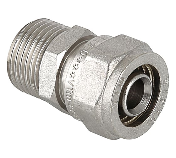 Изображение товара Обжимной соединитель Valtec с переходом на наружную резьбу 32 мм x3/4" VTm.301.N.003205