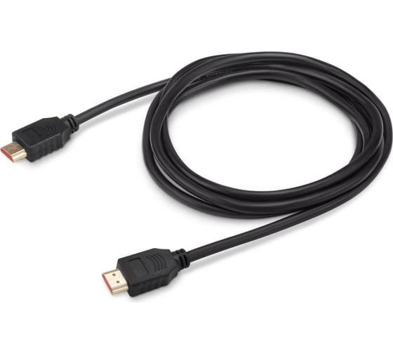 Изображение товара Кабель аудио-видео BURO HDMI 1.4, HDMI (m)/HDMI (m), 2м, позолоченные контакты, черный (BHP2M) 375147