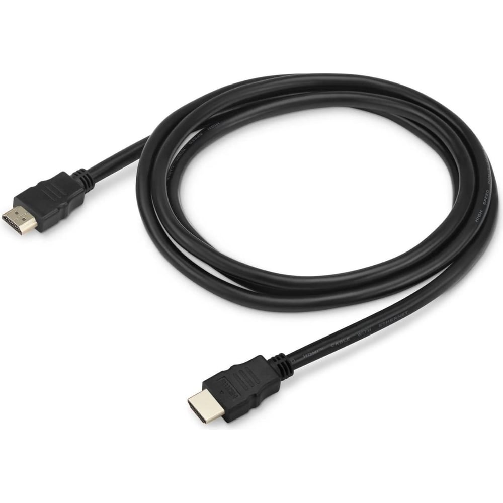 Изображение товара Кабель HDMI 2.0 BURO 1.8м позолоченные контакты черный