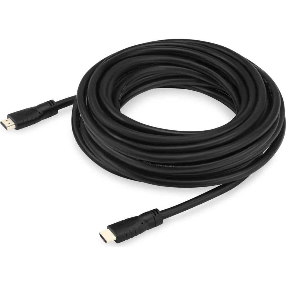 Изображение товара Кабель BURO HDMI 2.0 длиной 10 метров с позолоченными контактами