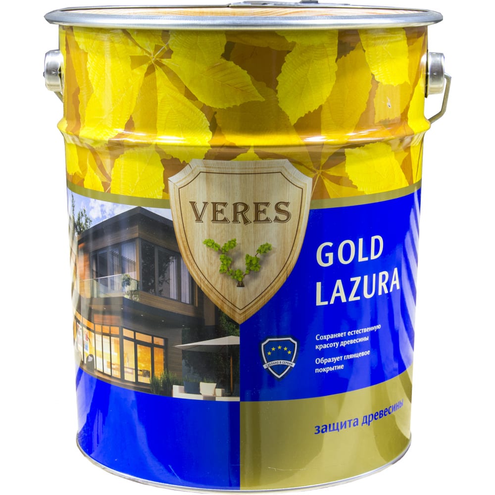 фото Пропитка veres gold lazura №1 бесцветный 10 л 1 45280