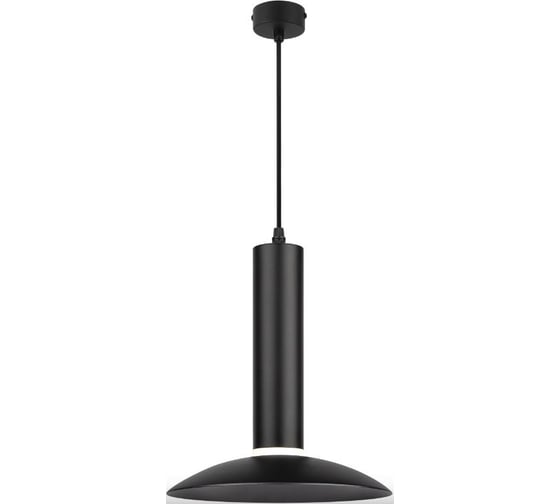 Изображение товара Подвесной светильник (подвес) ЭРА pl14 bk mr16 gu10 потолочный цилиндр, черный Б0061363
