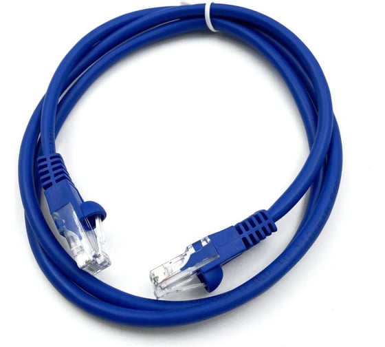 Изображение товара Патч-корд BURO UTP, 4 пары, cat5E, CCA, molded, 1м, голубой, RJ-45 (m)-RJ-45 (m) 1427799