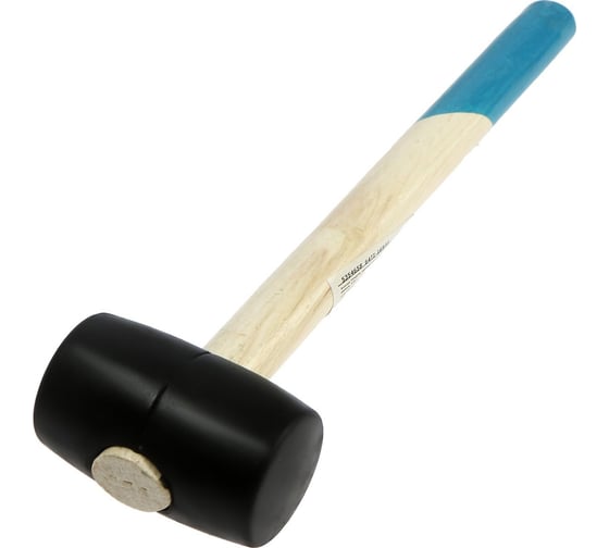 Изображение товара Киянка ТУНДРА деревянная рукоятка, черная резина, 225 г 5354658