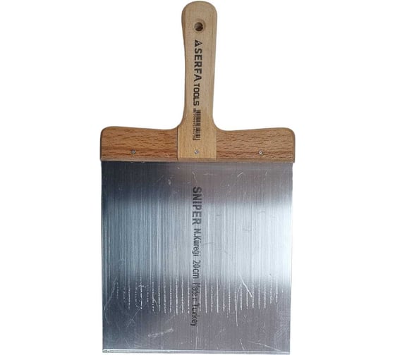 Изображение товара Шпатлевочная лопатка Serfa с деревянной ручкой, 20 см КОД 0 79