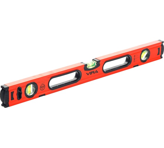 Изображение товара Пузырьковый уровень VIRA 600 мм, с тремя глазками 100172