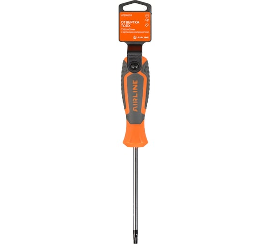 Изображение товара Отвертка Airline TORX TX25x100 мм, с эргономичной рукояткой, магнитная, пластиковый подвес ATBX009