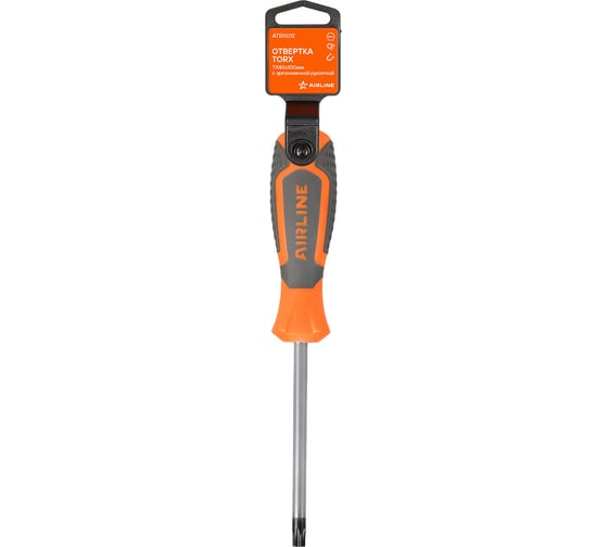 Изображение товара Отвертка Airline TORX TX40x100 мм, с эргономичной рукояткой, магнитная, пластиковый подвес ATBX012