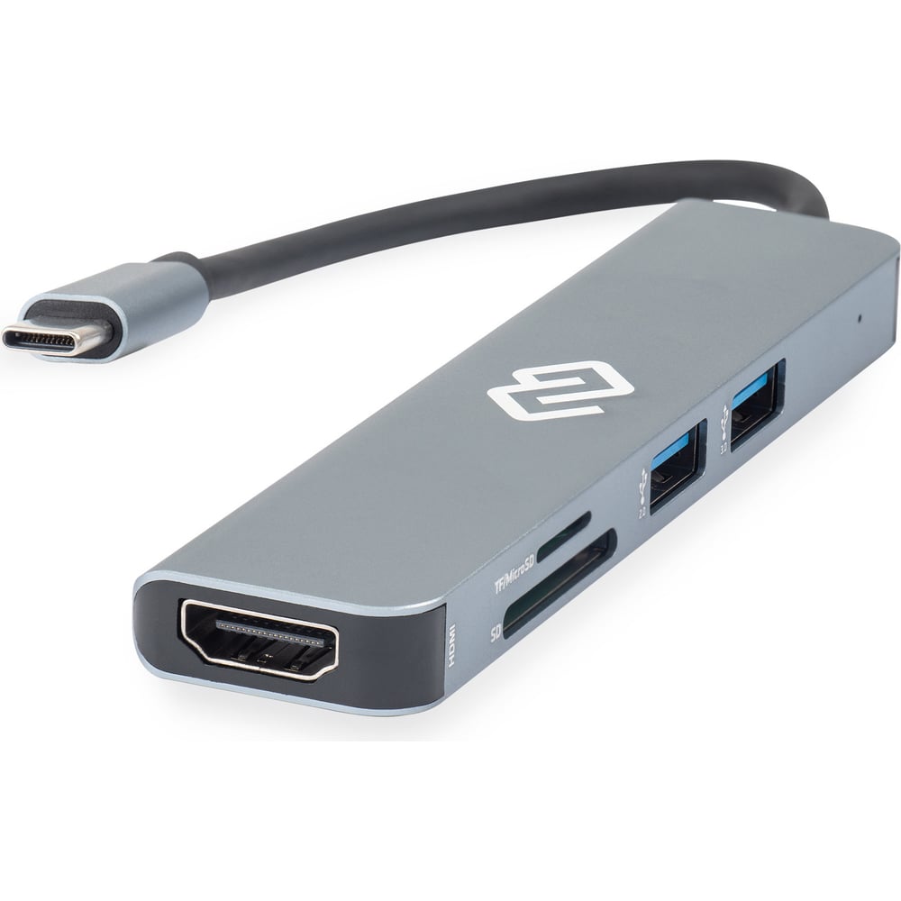 Изображение товара Стыковочная станция DIGMA DS-920 с 5 портами USB Type-C и картами памяти
