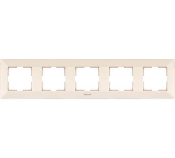 Изображение товара Рамка Panasonic Arkedia 54736 5м горизонтальная крем WMTF0805-2BG