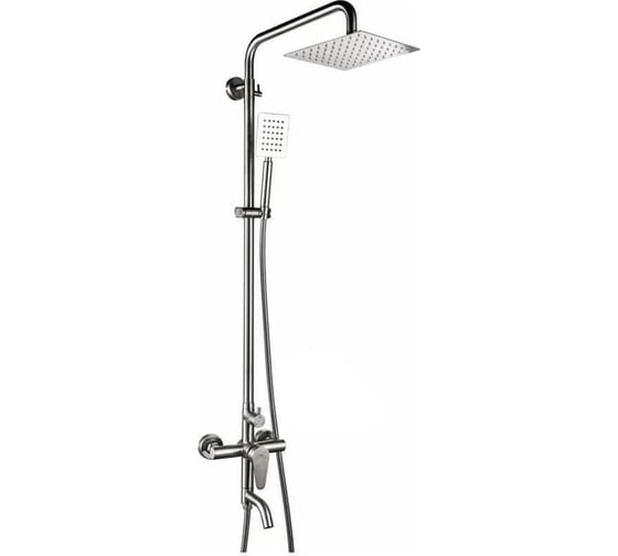 Изображение товара Душевая система трехфункциональная со смесителем GOLDEN FOX Lomond нержавеющая сталь BW0317 1/1 11345-FOX