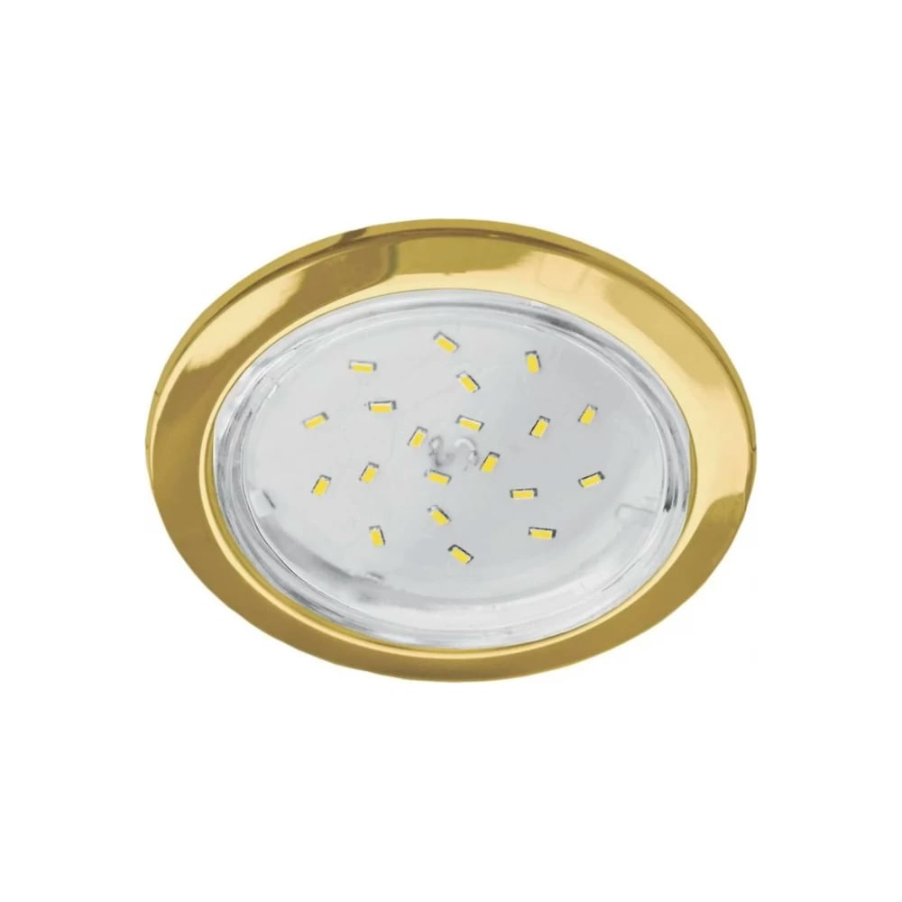 Изображение товара Встраиваемый светильник Ecola Gx53 h4-gl без рефлектора золото 106 мм минимализм