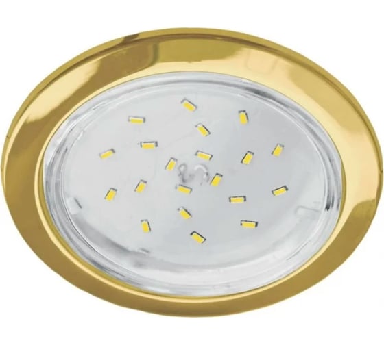 Изображение товара Встраиваемый светильник Ecola Gx53 h4-gl без рефлектора, глубокий золото 48x106 (к+) FG53GLECB