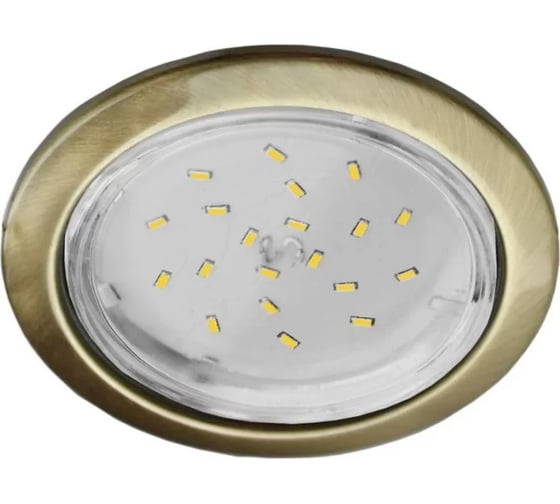 Изображение товара Встраиваемый светильник Ecola Gx53 h4-gl без рефлектора, глубокий черненая бронза 48x106 (к+) FN53GLECB