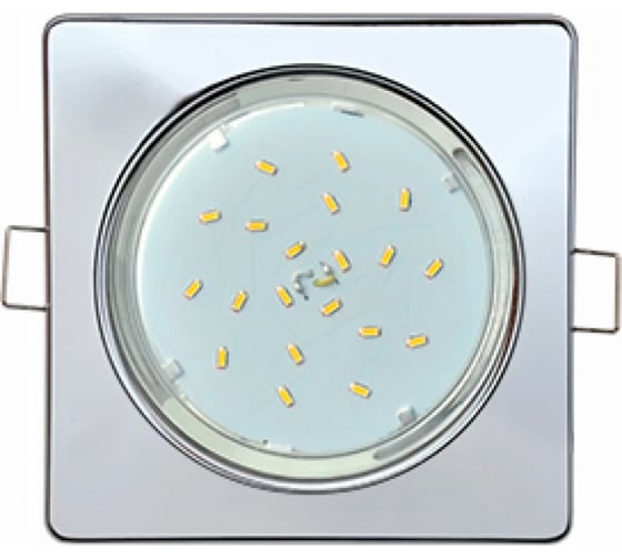 Изображение товара Светильник Ecola Gx53 h4 square open edge квадратный, хром плоский 106x41 (к+) FC53N4ECB