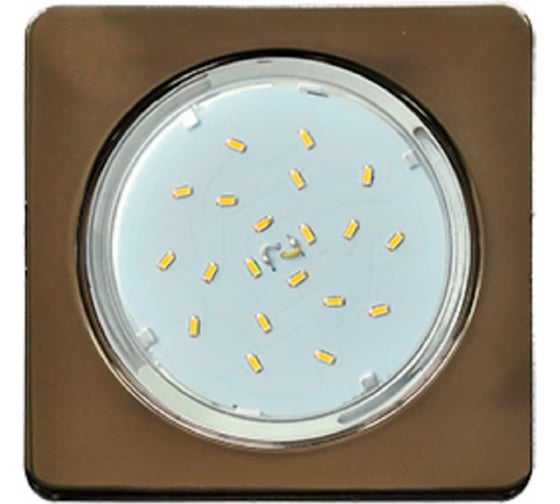 Изображение товара Светильник Ecola Gx53 h4 square квадратный, черный хром плоский 106x41 (к+) FB53N4ECB